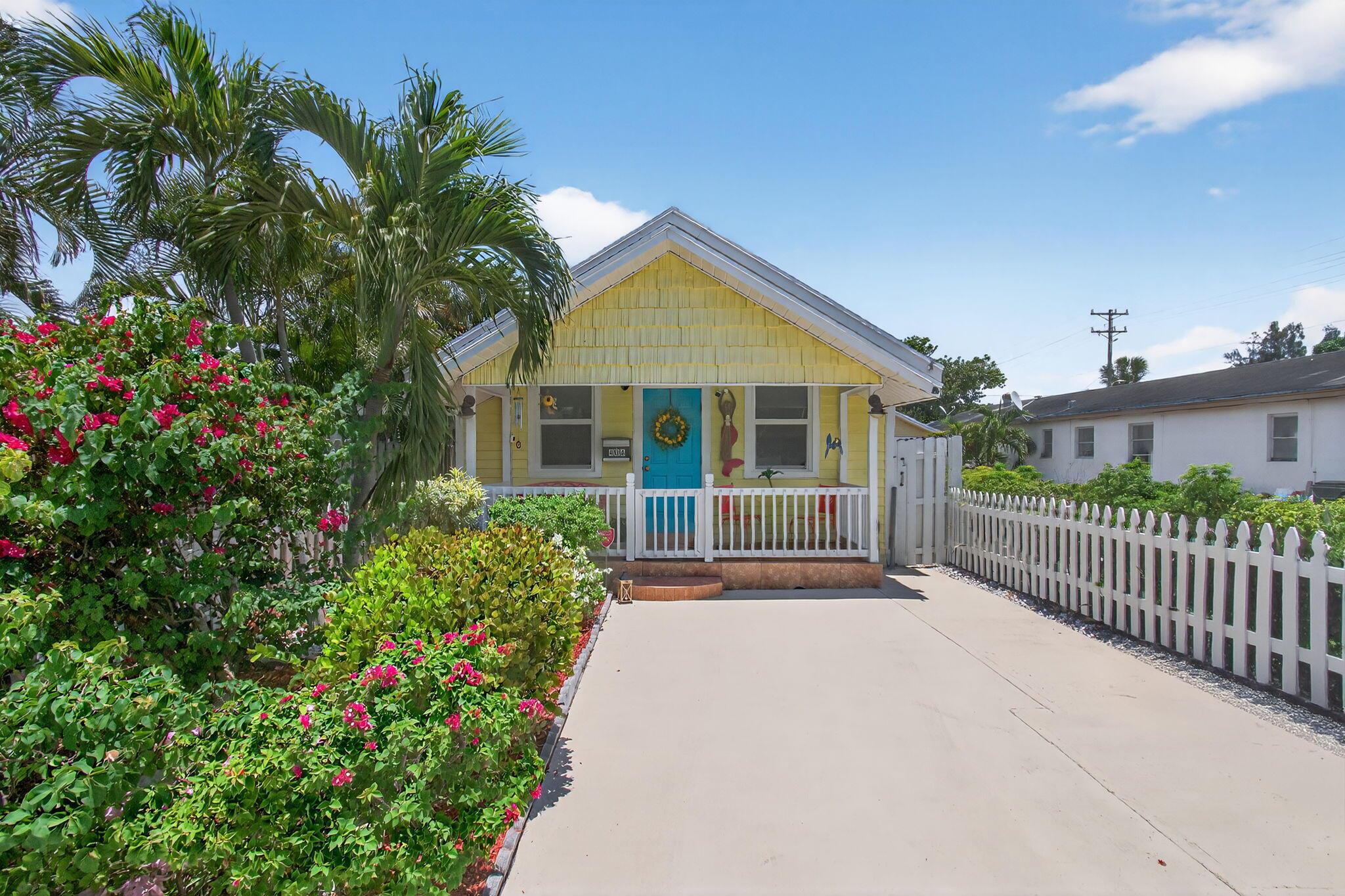 Calling all 1031 exchange buyers! This charming Key West-style cottage features two bedrooms and one recently renovated bathroom. The home has tile flooring throughout, stainless steel appliances, and updated white shaker kitchen cabinets. Ac 2023, hot water heater 2022, roof is approximately 10 years old, IMPACT WINDOWS throughout the entire home.. The backyard is ideal for entertaining, and there are three sheds available for extra storage. Great opportunity for someone looking for an investment property or a first home. Close to I-95, shopping areas, grocery stores and the beach is less than 2 miles away.
