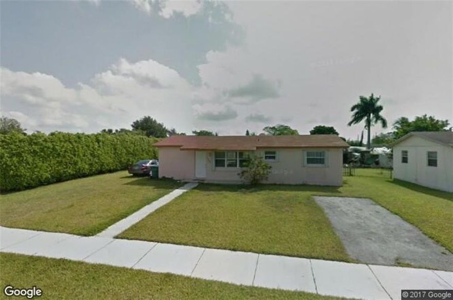 Location! Location! Don't miss this one! Nice 3 bedroom 1 bath home on a lovely cul de sac close to Shopping and Schools. This home is tiled throughout. Nice size laundry room. French doors in dining room leading out to lanai and accordian shutters. Owner Finance W- 50% down and will finance the difference for Buyer at 9% interest.