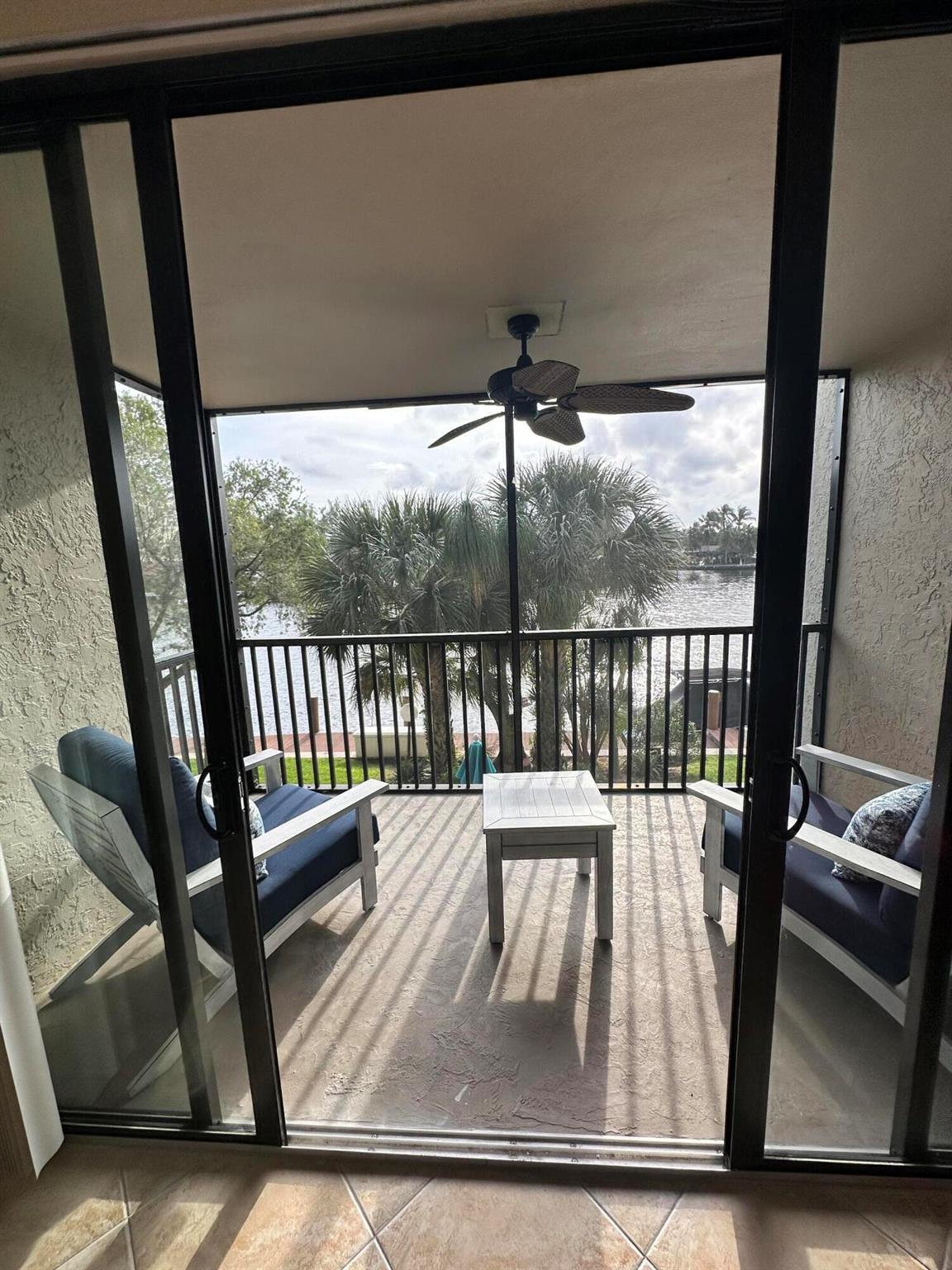 Min Days for Lease: 90Enjoy the breeze and beautiful lagoon & sunset views from your balcony. Newly furnished spacious 1 bedroom 1.5 bath waterview unit. on 2nd floor with assigned covered carport. Gorgeous newly renovated kitchen and bathrooms , designer walkin closet, tile throughout, large screened balcony. The only bldg in Boca Bayou with carports and rare 1 bedroom has a 1/2 bath also . Boca Bayou offers 5 swimming pools,and this building has its own) lighted tennis courts and marina. Only 5 mins to the beach, Mizner Park, Royal Palm and so much more. Avail furnished annually for $2,500 or season furnished $4,000 month