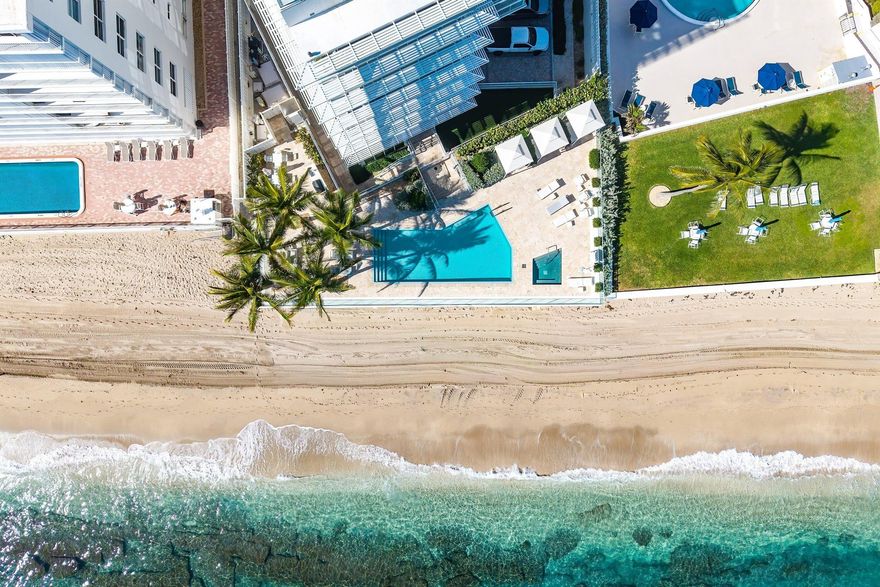 Hello, Winter Escape! This exceptional oceanfront penthouse at 3550 South Ocean defines coastal luxury, crowned by an exclusive private rooftop terrace spanning nearly 3,000 sq ft. This 2019-built residence offers 3 beds/3 ensuite baths. Refined interiors incl. an open kitchen w/ elegant island, Miele appliances, Fantini fixtures, Molteni cabinetry, a gas range, recessed lighting, motorized shades & custom-built closets. Perched on the 8th floor, your expansive private rooftop terrace features an elevated spa w/sweeping ocean & Intracoastal panoramas. Enjoy concierge service, valet, security, 2 parking spaces & a premier location minutes from Worth Avenue, golf, tennis, pickleball, padel, marinas, PBI & the Forbes Five-Star Eau Palm Beach.