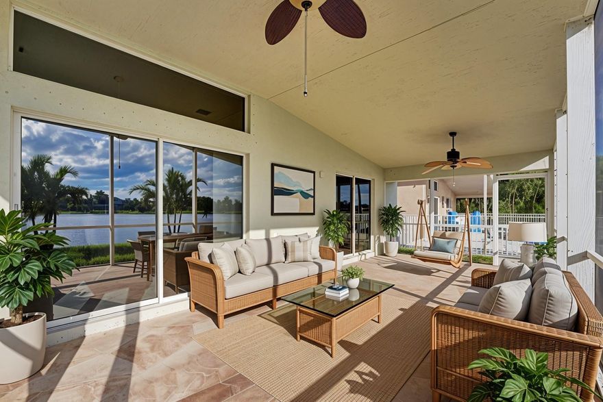 Spacious 4 bed/2 bath rental with stunning navigable lake views from a large screened patio. Located in a gated community with pool and playground, this home features wood and tile floors (no carpet), and no rear fence to preserve the lake view. Ideally situated near Costco, Publix, Walmart, and with quick access to the Sawgrass Expressway. Zoned for top-rated schools including Parkland. Lawn and pest control included. Tenant pays water/sewer, cable, internet, electricity, and interior extermination. HOA requires 650+ credit and income 3x rent. Available upon HOA approval (application for anyone above 18 years old). Showings starting on 11/16.