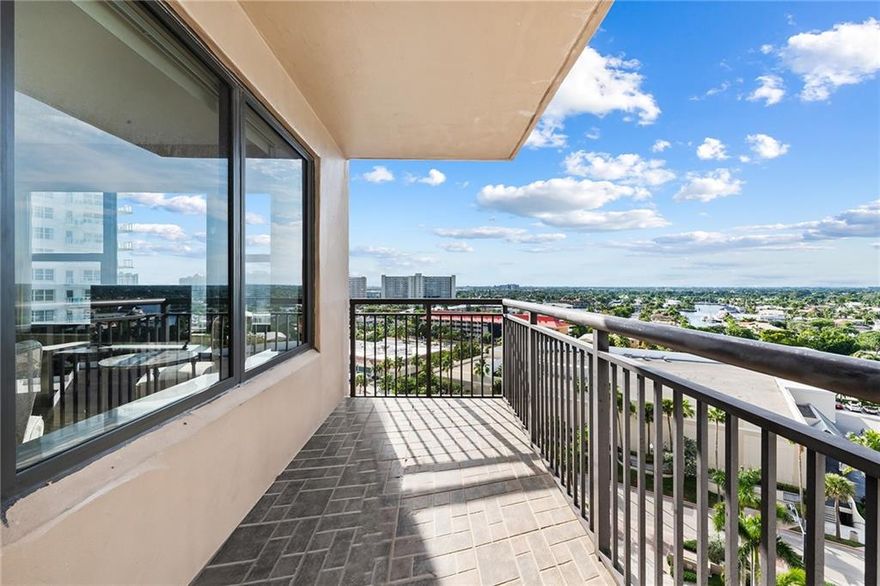 An amazing property on the beach! This particular unit is the largest layout in the building and has a ton of potential. Opened kitchen concept with sit at bar plus dining room off the kitchen with partial ocean views. Intracoastal views from the living room, kitchen, dining area and bedrooms! Large balcony gives you room to enjoy the famous Florida sunsets looking over Coral Ridge Country Club and the intracoastal. Nice 24 x 24 tile throughout. New impact windows and doors throughout. Building has large heated swimming pool, hot tub, sauna, gym, full size common room and kitchen, tennis court and updated lobby and hallways. Condo centrally located on the famous Galt Ocean Mile so you are walking distance to grocery store, restaurants, pharmacy, Dunkin Donuts, places of worship and more!