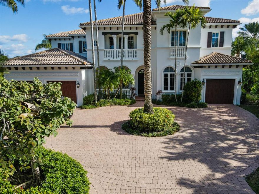Charming waterfront estate located on a half acre and 255ft of waterfrontage  in the desirable gated community of Harbour Isles. This San Remo model boasts 5Beds, 5.1Bath, 3 car garage, private pool/spa boat lift, and ability to dock a 100ft+ vessel. This point lot offers breathtaking panoramic sunrise views from your generous size patio and 2nd story balcony.