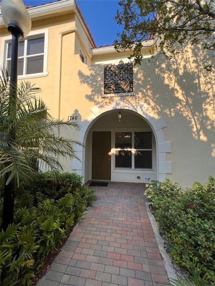 Welcome to Centra Falls, where modern living meets convenience! This recently built 3-bedroom townhome is nestled in the heart of Pembroke Pines. Step inside and be greeted by sleek contemporary design and an open floor plan. Features an open floor plan, spacious kitchen with stainless steel appliances, neutral color scheme, spacious master bedroom with roman tub and separate shower. Washer and dryer upstairs, 2 car garage, hook up for electric car. Locate in a gated community with a fitness center, beautiful pool area and more! Just minutes from the highways, shopping areas and restaurants.