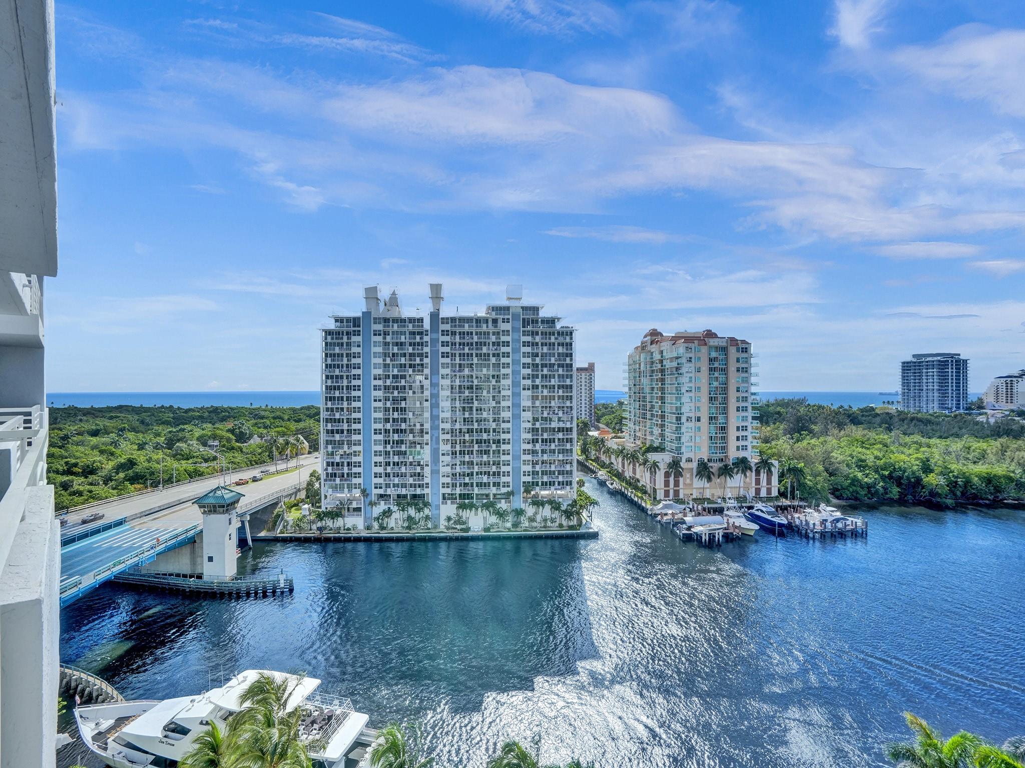 Introducing a waterfront gem at Gallery One! This 1 bed, 1 bath condo, located on the 11th floor, boasts breathtaking ocean and intercostal views. A serene retreat in the heart of the city. Fully furnished and under condo hotel management, it's ready for immediate rental. Featuring a double balcony with 2 doors, enjoy panoramic vistas and refreshing breezes. With NO RENTAL RESTRICTIONS, seize the opportunity for lucrative short-term rental income. Modern living with access to amenities including a pool and gym. Prime location near attractions, shopping, and dining. Don't miss this investment and lifestyle opportunity!