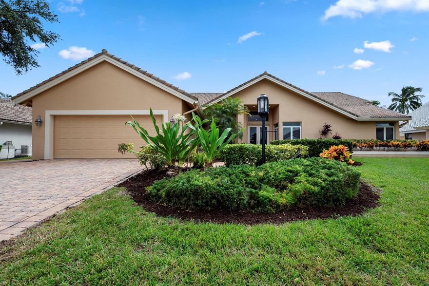 Welcome to this stunning, updated 3-bedroom, plus den, 3.5-bathroom home in the prestigious Stonebridge Country Club! A beautiful combination of golf course and lake views, this property offers the perfect combination of modern elegance, privacy, and resort-style living. The spacious, open-concept layout features a bright and airy kitchen, great room, and dining area that seamlessly flow together--perfect for both entertaining and everyday living. Large windows and glass doors allow for breathtaking views of the sparkling lake from most rooms in the home, creating a peaceful and picturesque backdrop at every turn.