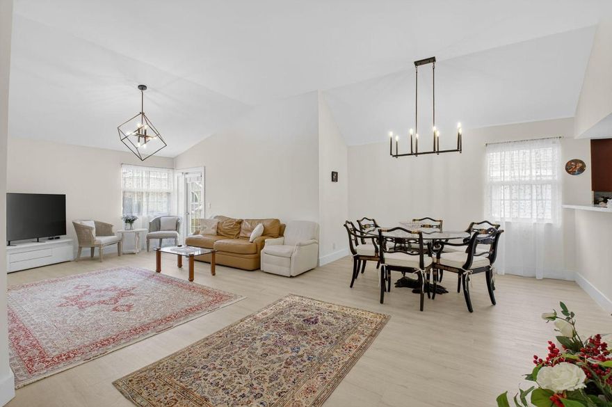 Beautifully remodeled second-floor residence in one of Boca Raton's most desirable locations — just minutes from the mall, highways, the beach, and zoned for top-rated public schools.
This light and bright condo features an open floor plan, 2 bedrooms, 2 bathrooms, and an attached 1-car garage.
Located in Fairfield of Boca, a secure gated community with 24-hour manned security, residents enjoy 2 pools, basketball and tennis courts, plus a private walking path leading directly to Town Center Mall for convenient shopping and dining.