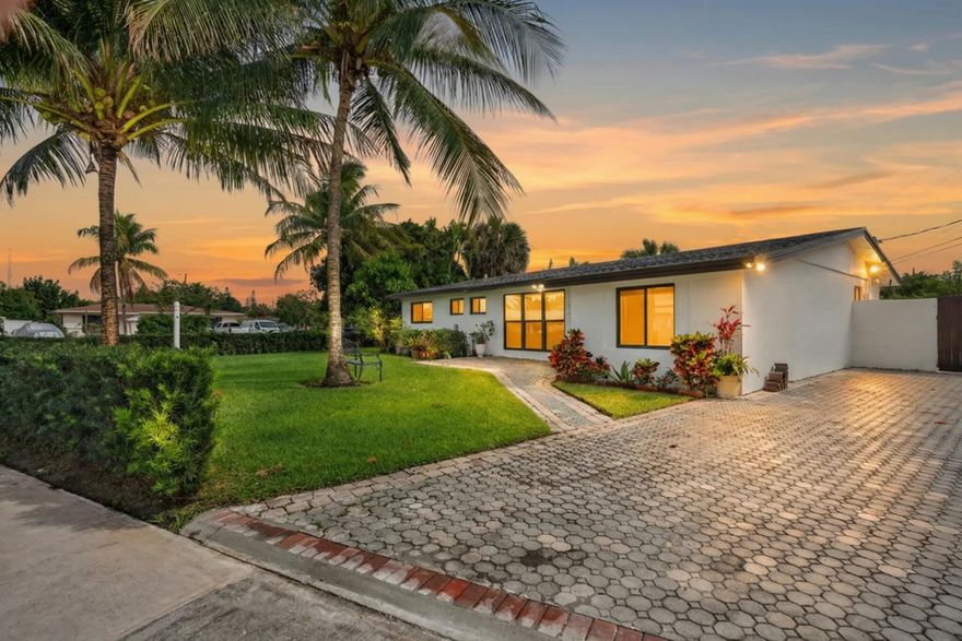 Discover this beautifully updated 3-bedroom, 2-bath home in the heart of Deerfield Beach, perfectly situated on a spacious corner lot with no HOA! Features a private in-ground pool and a fully fenced backyard—perfect for relaxing or entertaining. Enjoy a modern kitchen with a stylish island that opens to the main living areas. Offers extra privacy, ample outdoor space, and room to park a boat or RV. Ideal as a primary home, vacation retreat, or investment opportunity. Don't miss your chance to own this versatile and move-in-ready gem!