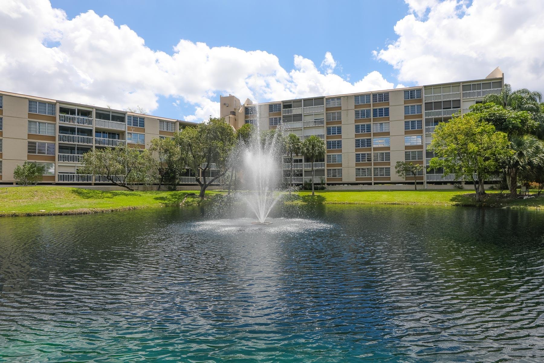 DONT MISS OUT !!! Spacious 1 bedroom 1.5 bath completely upgraded new wood kitchen stainless steel appliances. New baths . Plenty of closets. 2 remote ceiling fans. View of garden and fountain and elevated 1 flr above lawn. Extra long patio Washer & dryer across the hall. 1 covered parking spot close to entrance unfurnished avail Immediately!! Close to 95,tpke, 595.. exercise room pool basketball many ammenities!! Inside unit air conditioned corridors. Although it is on the 1st floor it is elevated please see photos. laundry very convenient across the hall. covered parking spot.