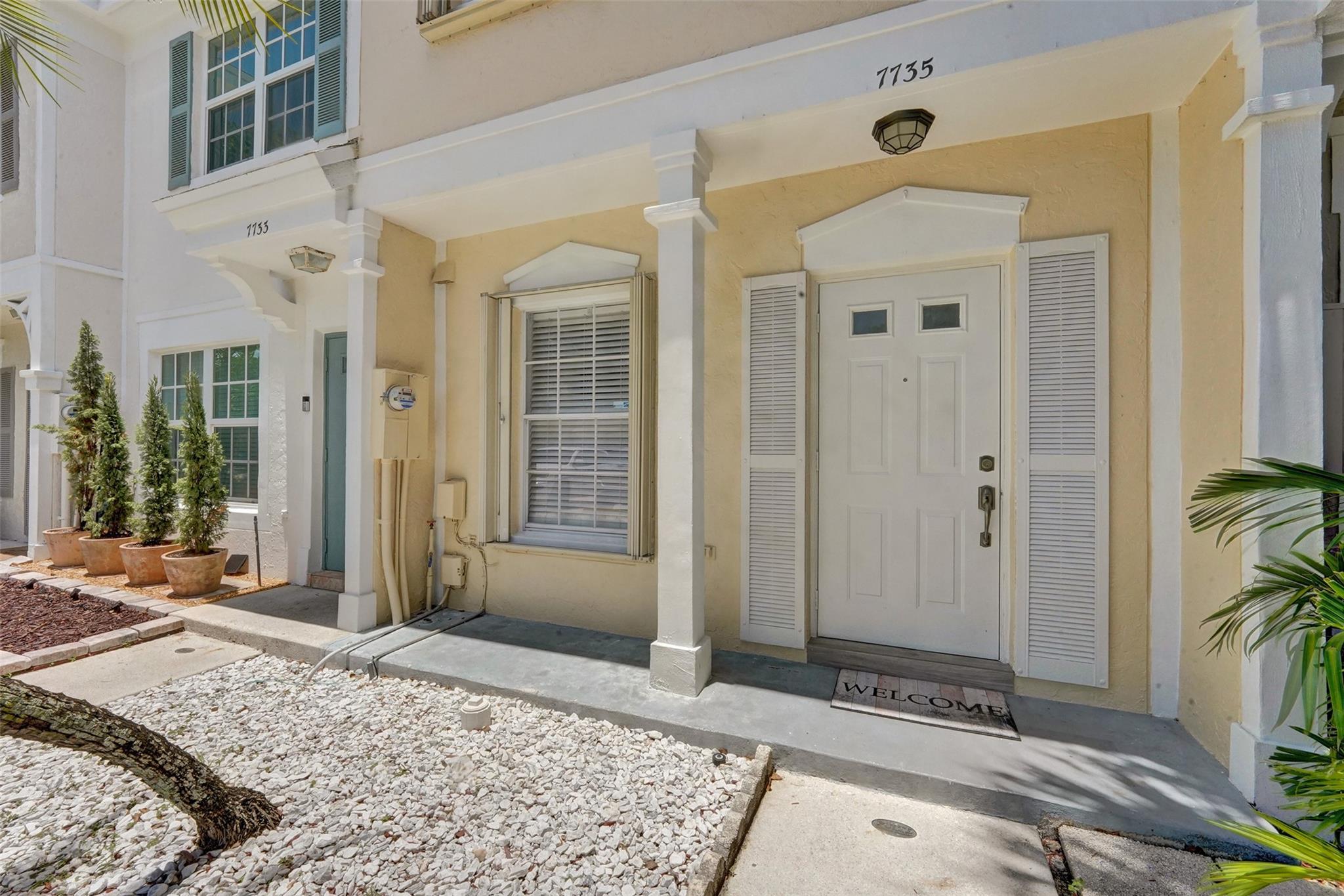Tastefully updated townhome in one of the best locations in Western Broward. Just minutes from the Sawgrass, turnpike and I-75. Quality touches are evident everywhere. Gas appliances, large rooms and a quiet backyard all add the charm of this home. Two large bedrooms on the second floor, each with a bath, and comfortable living area on the main floor. Custom lighting, flooring and designer-style painting set this unit apart. Accordian shutters on all windows for peace of mind. Assigned parking and a large storage room are just more reasons to make this the place to call your own. Don't miss this one!