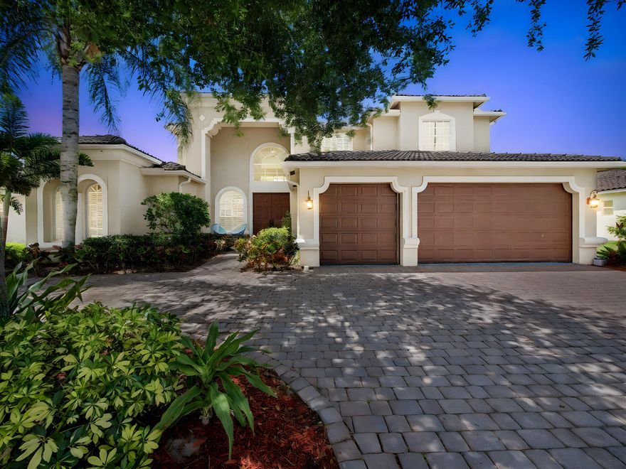 This stunning 5-bedroom, 4-bathroom residence offers the perfect blend of elegance, space, and comfort, featuring a desirable first-floor primary suite. Situated on one of the best waterfront lots in the community, the home provides breathtaking views and a peaceful, private setting. Step inside to discover a spacious and thoughtfully designed layout featuring a dedicated office—perfect for working from home—and a bright, open loft ideal for a media room, play area, or additional living space. The heart of the home is the beautifully renovated kitchen, showcasing modern finishes, quality cabinetry, and ample space for entertaining. The outdoor living experience is just as impressive, with a private pool overlooking the water, creating the perfect backdrop for relaxation or hosting guests. Generous living areas, and abundant natural light throughout. Located in a gated community with resort-style amenities, this home offers luxury living in one of Lake Worth's most sought-after neighborhoods. Don't miss the opportunity to own this exceptional property—schedule your private showing today!