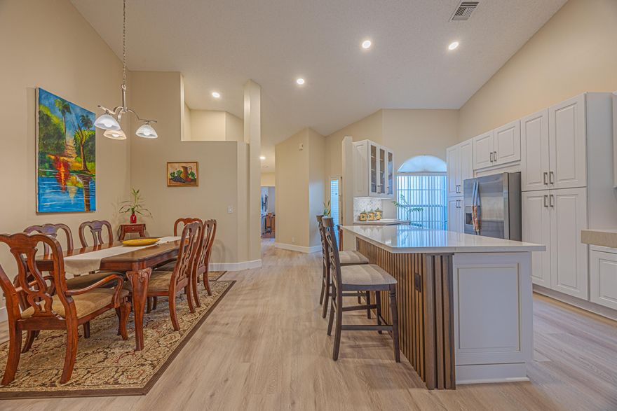 MOST Beautiful remodeled VIilla  in the most amazing central Boynton Beach Location !  Offering 2 BED 2 BATH with a ONE Car Garage.  Owner redesigned the kitchen adding a kitchen island that is an statement piece that defines the home's style, calling it Chefs kitchen for its elegance and functionality ! SS Appliances, Lovely backsplash, a sophisticated wine cooler that adds a touch of luxury, elegance and moderns style.   The neutral floors throughout the house gives this lovely home more to fall in love !  Second Bath completely remodeled.  Roof installed 2021 * Balance on the ROOF will be paid by the sellers @ CLOSING.  A WHOLE- HOUSE Filtration system means every tap-showers, sinks, laundry-gets filtered water, not just the kitchen. Clubhouse-Amenities ,Tennis-Pool-Fitness C Pickleball Enjoy the Clubhouse, Tennis Courts, Community Pool and Fitness Center. HOA is paid monthly 369.00 plus 194.00 for Roof Replacement.  Roof Replacement balance will be paid by the sellers @ closing.