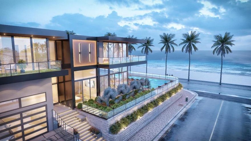 One of a kind opportunity to own an oversized lot on Fort Lauderdale Beach 100 ft of ocean front and 150 ft deep.
Amazing location between Sunrise and Oakland park blvd, minutes from downtown, restaurants, shopping malls and schools. Lot available for purchase for $6 million.

Or build this one of a kind home with organic zen, and highly sophisticated finishes. Plan available for a 11000 sqft mansion with a unique design 
17 foot ceilings in first floor
12 foot ceiling in second floor
Gym with ocean view
Home theater
3 master bed/bath with ocean views walk in closets
3  guest bedrooms/bath
1 huge loft/clubroom/playroom with ocean views
2 powder rooms
4 car garage
2 laundry
chef kitchen with hidden pantry
pool/jacuzzi

Under Contract taking back up offers