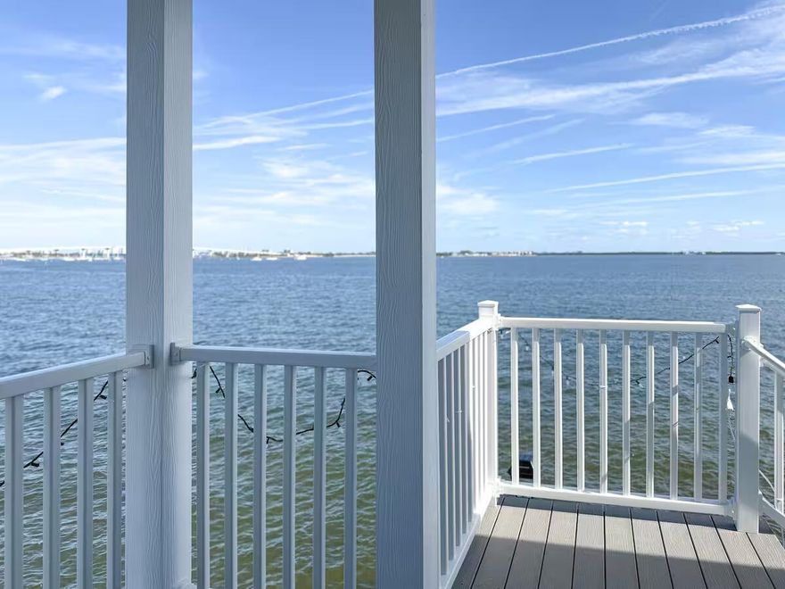 WATERFRONT FLORIDA PARADISE FOUND. TWO-BEDROOM, TWO BATHROOM BEAUTIFULLY FURNISHED AND TURNKEY, BRAND NEW, ANNUAL RENTAL AVAILABLE NOW IN OCEAN BREEZE RESORT IN THE HEART OF JENSEN BEACH. TAKE IN BREATHTAKING VIEWS OF THE SUNRISE RIGHT OUTSIDE THE FRONT DOOR ON YOUR PRIVATE COVERED PATIO. ALSO UPGRADED SEA-WALL LADDER FOR PADDLE BOARDS. PERFECTLY LOCATED WALKING DISTANCE FROM DOWNTOWN JENSEN THIS 55+ PET-FRIENDLY VACATION  RESORT HAS IT ALL INCLUDING CAFE, POOL, HOT TUB, FITNESS CENTER, SAUNA, PICKLE-BALL, TENNIS COURTS, BOCCE, TWO DOG PARKS AND ACTIVITIES GALORE WITH A FULL CALENDAR OF EVENTS. PROPERTY COMBINES THE BEST OF RELAXATION WITH ENDLESS SOCIAL OPPORTUNITIES AND SPORTS & FITNESS OPTIONS. DON'T MISS OUT, CALL TODAY. (ALSO OFFERED SEASONALLY AT $6,000/MO. JAN-APRIL)