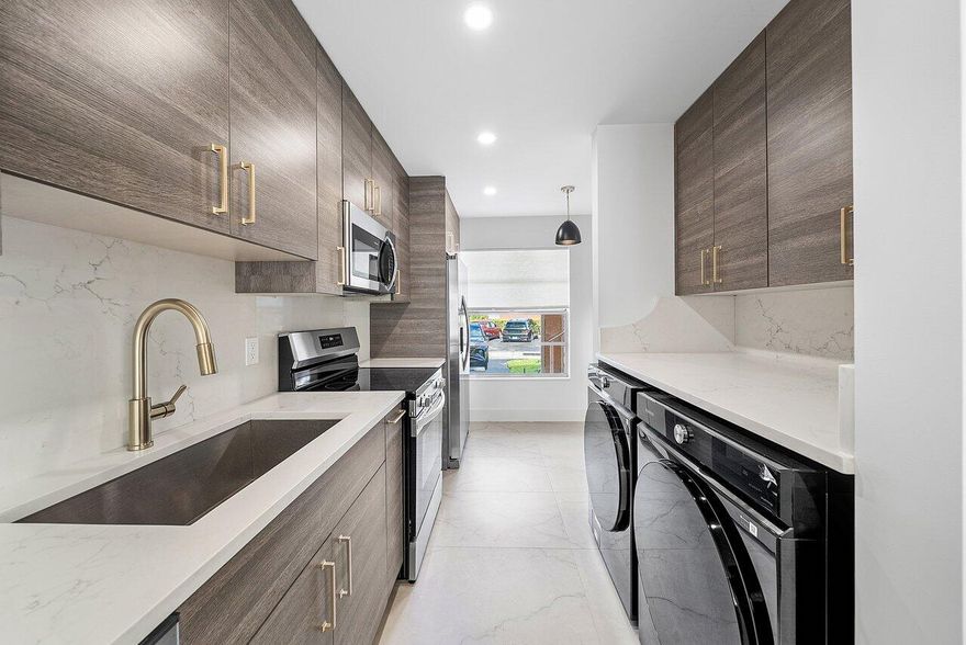 Experience effortless sophistication in this fully renovated, corner unit condo at  The Pines of Delray North. Taken down to the studs, it features clean contemporary finishes, open concept living, and a sleek new kitchen with modern cabinetry, countertops, and appliances. Light filled rooms, updated spa inspired baths, and thoughtful details offer true turn key living. Ideally located just minutes from Downtown Delray, the Ave's shopping, dining, and beaches, this elegant home blends modern design with a calm, Florida lifestyle.  Key Takeaways includes; Fully renovated to the studs with modern, contemporary finishes Move in ready corner unit with garden views and a spacious patio Located in a active adult,  gated and guarded community with security 2 pools, 2 community centers, and more.