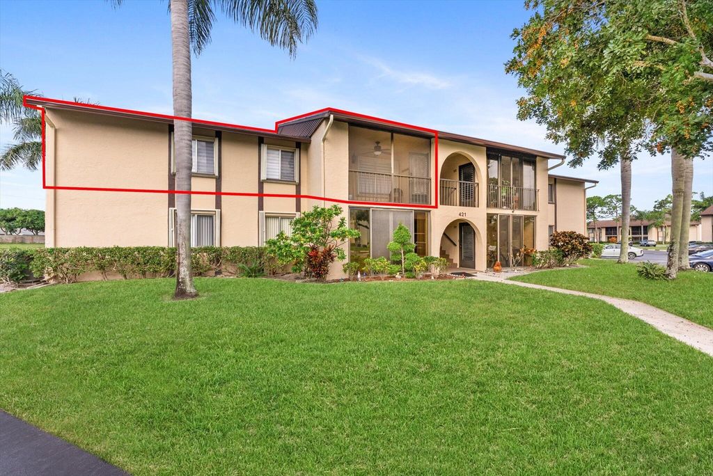 Photo of 421 Pine Glen Lane #A2, Greenacres, FL 33463 (MLS # B26041586)