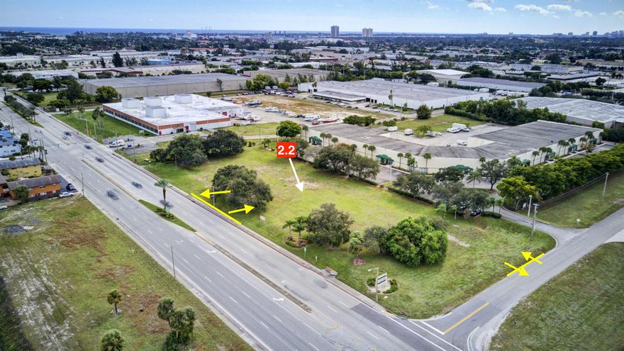 PRIME COMMERCIAL LAND on Blue Heron Blvd, East of 95.  490' of Frontage.  This parcel sits on the major artery leading to the Port of Palm Beach and Singer Island Beaches/Resorts. Zoning allows for Hotel, Retail Plaza, Restaurant, and many other use/s.Listing Information subject to change and withdrawal without prior notice.