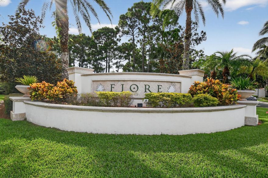Offered furnished monthly from 2/1/26 to 12/15/26 at $2,800/mo. Beautifully updated and fully furnished, this 2-bedroom, 1-bath corner condo in Fiore at the Gardens is ready for immediate enjoyment. Located on the second floor, this light-filled residence features tasteful new furnishings throughout and a private balcony with serene views of the tree-lined courtyard, volleyball area, and pool.Perfectly situated for convenience, you'll be surrounded by great restaurants, bars, and shopping, with Downtown Abacoa and Alton Town Center just across the street. I-95 and the area's beautiful beaches are only minutes away.Fiore offers fantastic amenities, including a resort-style pool, fitness center, playground, putting green, and a clubhouse with an on-