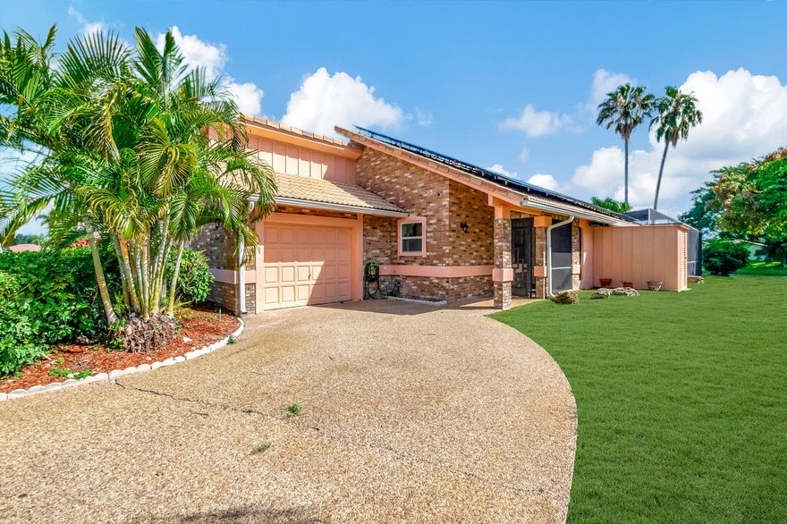 Recently updated with new appliances, gorgeous bathrooms, huge great room, pool and magnificent lake view as well as super fast fiber optic internet and premium cable package. Close to A rated schools, walk to worship, near
shopping, parks and other recreational facilities. Boca Greens is a gated community with a 24 hour guard, pay to play golf and an available tennis program