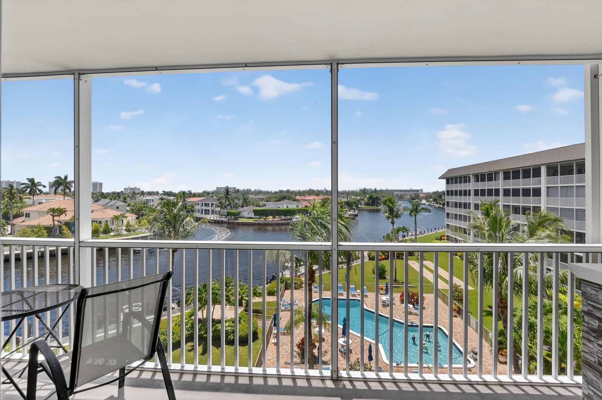WATERFRONT LIVING AT ITS FINEST! Impeccably maintained condo with premium southeast exposure & million-dollar water views. Split bedroom floor plan maximizes space & privacy. Complete impact windows/sliders for safety & efficiency. Updates include laminate flooring & more. No age restrictions - perfect for families, professionals or retirees. Boat dockage offered for rent (subject to availability). Close to premier shopping, dining & renowned Deerfield Beach and Pier. Enjoy ocean breezes, stunning sunrises & waterfront lifestyle at an exceptional value. Move-in ready with endless potential for customization! River House Towers offers exceptional peace of mind with completed 40-Year Concrete Recertification and SIRS.