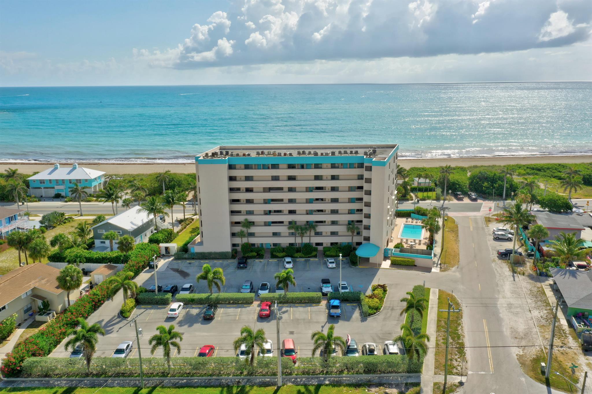 OCEAN VIEWS! Come enjoy the island life! Beautiful 2 bedroom 2.5 bath fully furnished/turnkey condo with townhome design on South Hutchinson Island. Across the street from the ocean & 3 blocks to the inlet, restaurants, entertainment & parks. Tile throughout. Large courtyard great for grilling & entertaining! Balcony off master suite with beautiful ocean views. Large heated pool & spa. At Avalon Beach Club Condominium located on beautiful South Hutchinson Island with 21 miles of uncrowded & unspoiled beaches. Near downtown waterfront with city marina, boutique shoppes, restaurants, Sunrise Theatre, Farmer's Market, festivals & more! Enjoy the best of Florida living at this beautiful island location! Annual rental.