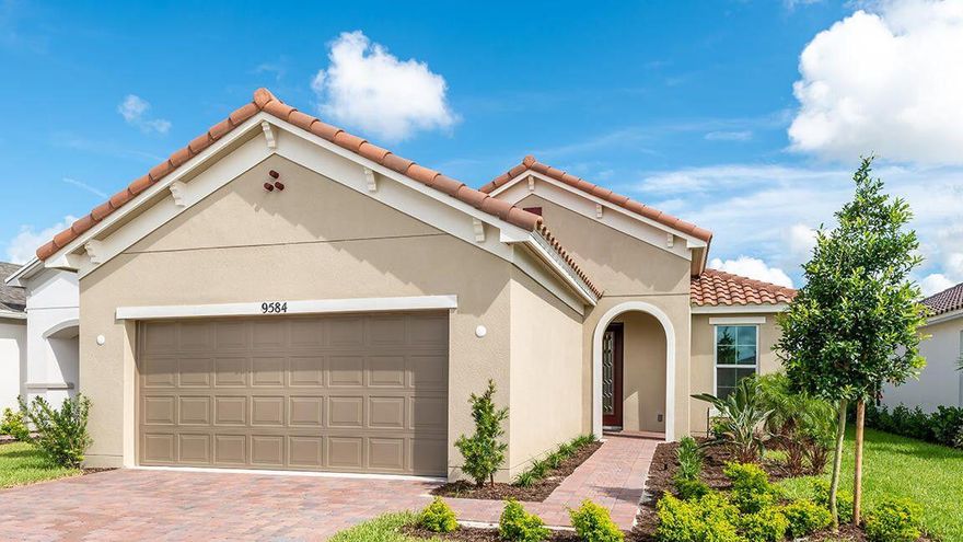 Come see this dream home in Vitalia at Tradition. A 55+ community with tons of amenties for the famed Florida lifestyle. Step inside to experience luxury, including impact windows and doors.This Caprimodel is one level with stainless steel appliances and an undermount sink. as well asLED lighting throguhout the home.This home is beautifully designed, meticulously landscaped and ready for the next owner to enjoy.