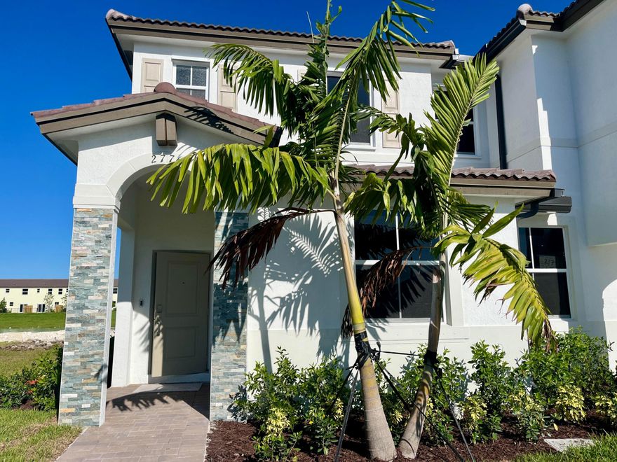 Stunning end-unit villa featuring 3 bedrooms, 3 bathrooms and modern finishes throughout. Peaceful lake views from the fenced backyard,perfect for relaxing or entertaining. The home offers a spacious family room, newly installed curtains and bathroom accessories, a separate dining room and amodern kitchen with brand-new appliances, quartz countertops and ample cabinet space. The first floor is finished with sleek ceramic tile, while the second floorfeatures cozy carpet for comfort. Additional highlights include two assigned parking spaces, internet, and the privacy of being an end unit. Ideally located justminutes from Turnpike Exit 2, top-rated schools, retail shops, restaurants, a hospital and Amazon Distribution Center.