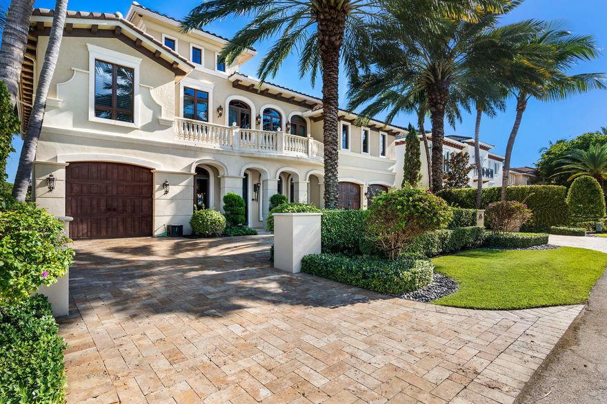 IF IT DOESN'T HAVE THIS VIEW THEN DON'T BUY IT.... Like new & expertly designed by Rex Nichols International & Quality built by Cudmore Builders., this 5/5.5 sits on arguably one of the best Direct Intracoastal lots in Boca.  Perched on Deepwater & one of the widest water sections of the Intracoastal in a no wake zone, this home exemplifies waterfront living with unobstructed views all just minutes to the Boca Inlet &  Atlantic Ocean.  This smart home features all ensuite bedrooms with a level of finish reserved for only the most discriminating buyer. Most all bedrooms feature sweeping views of the Intracoastal.  A dedicated home theater & wine room completes this masterpiece.  New A/C units, whole house generator & tankless hot water system insures years of trouble free living. Must See