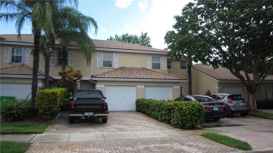 Centrally located gated community, well maintained lakefront Fee Simple townhouse with one attached garage, all bedrooms upstairs.  Very economical utilities with AC system just replaces, gas range and water heater. Excellent location close to all levels of school, easy access to highways and all points of interest.  Accordion hurricane shutters, fast occupancy OK.  No leasing the first two years of ownership.