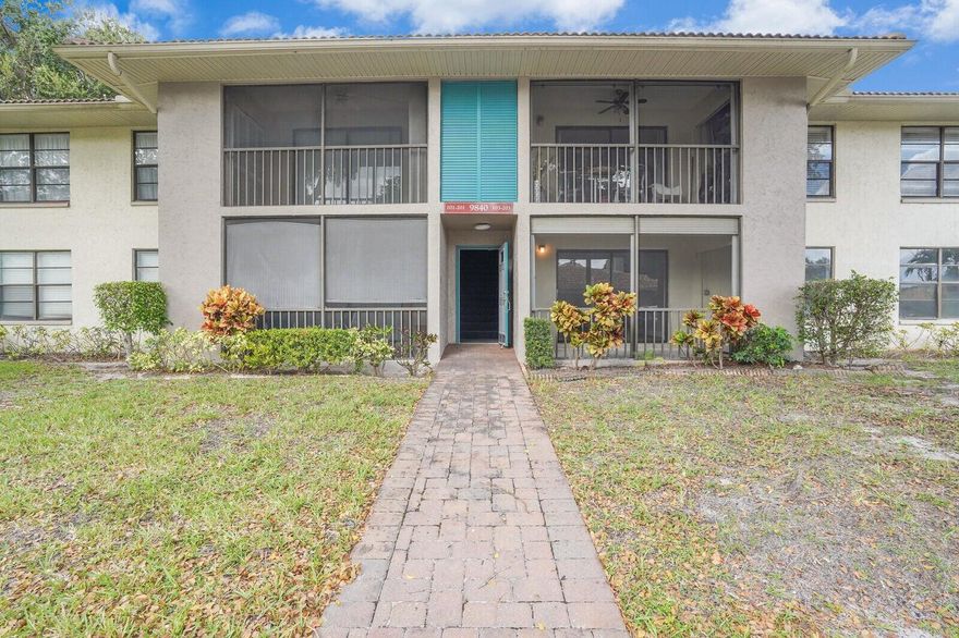 Come see this beautifully updated 2BR/2BA,condo in the desirable gated community of Bent Tree Gardens West. This 1st floor residence features new laminate flooring throughout, a modern kitchen with stainless steel appliances & a light-filled open layout. The spacious primary suite offers a walk-in closet & en-suite bath. Enjoy the outdoors from your screen-enclosed patio(w/washer/dryer). Bent Tree Gardens is an all-age, gated community offering a heated pool, fitness room, billiards, clubhouse & picnic area. Monthly HOA fee includes water & cable. Conveniently located in the heart of Boynton Beach, just minutes to the ocean, I-95, the Turnpike, shopping & dining. No pets per HOA. Be the first to live in this beautifully appointed condo since its full renovation! Schedule a showing today!