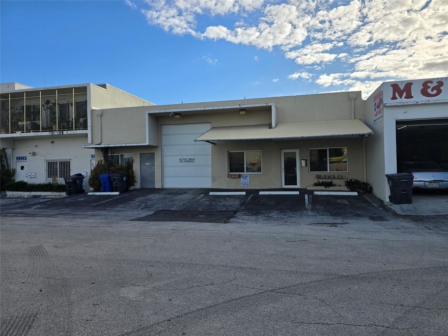 FOR SALE – Freestanding office/warehouse 100% A/C - 5,309 +/- SQFT (including 700 +/- SQFT mezzanine). Unit has 3 roll-up doors and offices were renovated in 2018. Twin T concrete roof inspected and serviced in 2020. Solar panels allow for energy-efficient utility costs. Exterior fenced yard and plenty of parking. B-3 zoning allowing for heavy commercial and light industrial business use. Contact for more information!