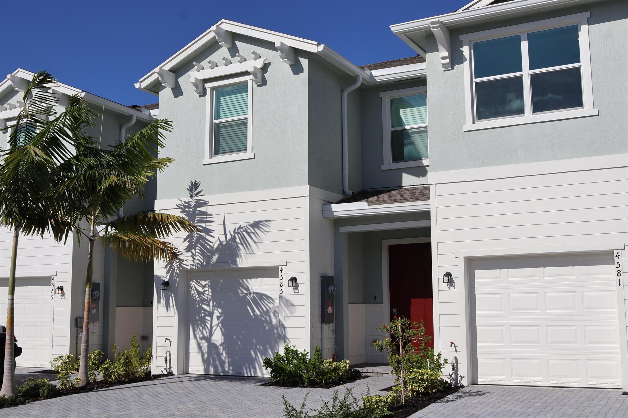 Beautiful brand new two floor townhome in the new Palm Beach County community of Heathwood Reserve. Downstairs has beautiful white shaker style cabinets, stainless steel appliances and quartz counters, a large living room and dining room, a 1/2 bathroom and a 1 car garage. Upstairs has full washer/dryer, 3 bedrooms and two full bathrooms.