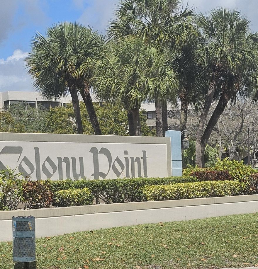 Welcome to COLONY POINT, Pembroke Pines most  peaceful, well managed and maintained 55+ community. Colony Point is located just across from Memorial Hospital, Memorial Cancer Inst. and Pembroke Lakes Mall. 
This updated and spacious 1/1.5 apartment on the 4th Floor, boasts a new kitchen with new stainless steel appliances, almost new A/C unit, stackable washer/dryer, and new carpet. 
Enjoy all the amenities the Community has to offer; these include tennis, billiard, pickleball, and pool. Take a jog, stoll or bike along the lake's edge and enjoy the beauty and calm of the lush landscape. Enjoy movie night at the community theatre with friends.  No need to drive, as the community bus provides bus service to the hospital and the mall and certain shop areas. 
Submit your best offer.