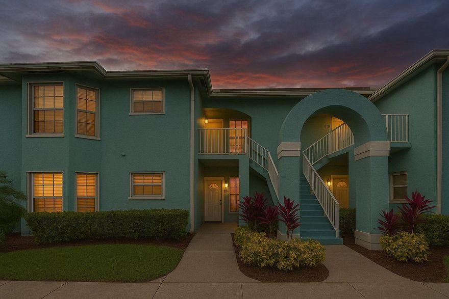 LOCATION, LOCATION, LOCATION! FIRST TIME HOME BUYERS DREAM. Meticulous and move-in ready 2-bed, 2-bath condo on the 2nd floor with lake views! Enjoy an open layout with tile floors, laminate in bedrooms, a spacious kitchen island, dining room, and split-bedroom design. Freshly painted with newer GE appliances, A/C and Nest thermostat (2019), and water heater (2019). Relax on the screened balcony overlooking the lake. But wait, this unit is located around many shopping plazas, supermarkets, restaurants, schools and everything you may need is around the conner. Schedule a showing today!