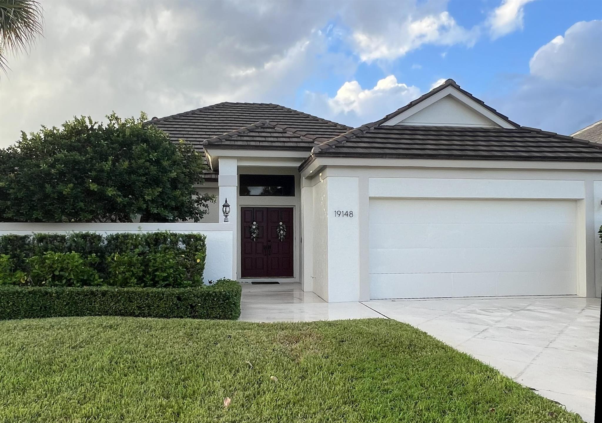 One of the very best, in demand, updated communities located on the SW Fork of the Loxahatchee River in the Jupiter-Tequesta area! Only 33 ONE story, CBS, 2019 cement tile roof,  A/C 11/2023,  2 bedrooms, 2-1/2 Baths, 2 car with golf cart space garage. Turtle Creek East Clubhouse offers heated salt water pool, outdoor kitchen, community & exercise rooms. Although a RARITY, currently there is a DOCK for sale in the community to be purchased only by TCE owners. HOA Fee includes lawn maintenance, exterior house painting (that has just been completed) mailbox, community management, common areas, and Reserve accrual.Turtle Creek Club and Tequesta Country Club are nearby but NOT MANDATORY.