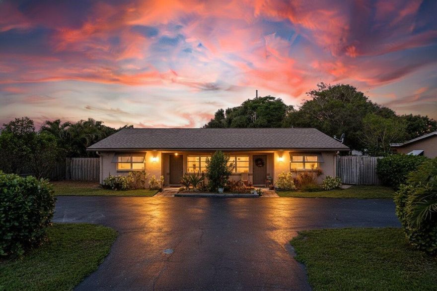 RARE INVESTMENT OPPORTUNITY | DUPLEX |  EAST BOCA RATON | BIKE RIDE TO BEACH | MINT CONDITION | WELL MAINTAINED | NEW 2023 ROOF | $2,400 RENT INCOME EACH UNIT | 2 UNITS WITH 2 BED | 2 BATH | OPEN FLOOR PLAN |  CROWN MOLDING | EAT-IN KITCHEN | LARGE PRIMARY BEDROOM WITH ENSUITE | SEPARATE FENCED BACKYARDS | LARGE DRIVEWAY PARKING  | BOAT & RV PARKING SPACE | WASHER & DRYER IN UNITS | SEPARATE ELECTRIC METERS | SEPARATE WATER METERS | NEW 2020 WATER HEATER | AC 2015 & 2025 | TOP RATED SCHOOLS | MINUTES TO DOWNTOWN MIZNER PARK, ROYAL PALM PLAZA, BIKE RIDE TO BEACHES, FAU & DELRAY BEACH ATLANTIC AVENUE | PRESENT ALL OFFERS!