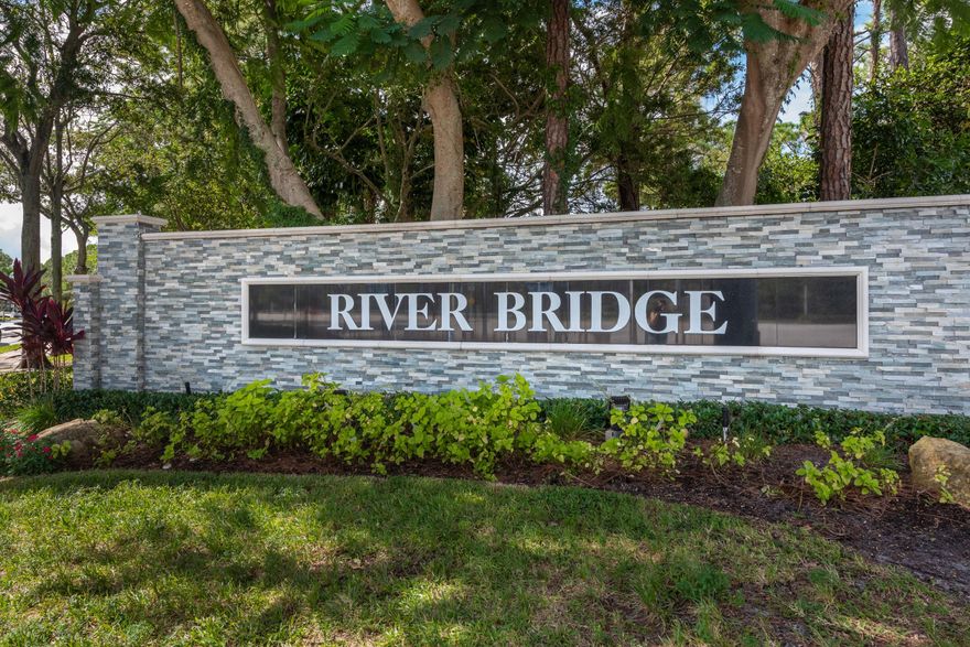 Great home with 3 bed, 2 baths & 2 car garage, vaulted ceilings with open floor plan, living room with additional space to play, dining room area. New tile throughout, the kitchen offers wood cabinetry and granite countertops, freshly painted in & outside, New roof & A/C, in RIVERBRIDGE   & meticulously maintained, community is centrally located, just walking distance to shopping, dining, public transportation, and just minutes from Wellington mall and the Palm Beach international airport, very near Okeeheelee Park, with a reasonable maintenance fee that includes: manned gated entrance, 24 hr. security & roving patrols, landscaping & lawn maintenance for front & back yards, cable TV with HBO Channels & High Speed Internet, heated pools, children's pool, playground, tennis courts, and more