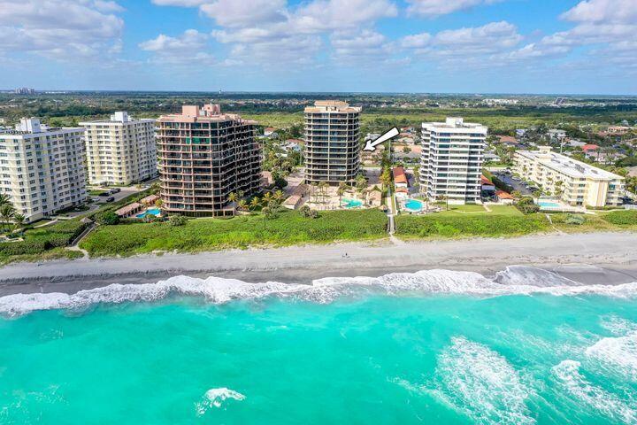 Breathtaking panoramic oceanfront views. Contemporary sophistication meets coastal elegance in this fully renovated luxury residence with nearly 4,000 square ft. of direct oceanfront living. Fully furnished and turn-key. Dramatic open-living area with multiple seating and dining spaces. Oversized master suite with his and hers bathrooms and walk in closets; two large guest rooms en suite. Designer finishes throughout. Only 2 units per floor, private elevator entrance, wrap-around terrace, Private 2 car garage, resort-inspired infinity-pool, club room, & fitness center. Conveniently located - close to the best shops and restaurants in the Juno Beach/Jupiter area! Basic cable, Water, sewer incl. $350 exit cleaning fee, $10k sec. dep, $200 bi-monthly cleaning paid by tenant.
