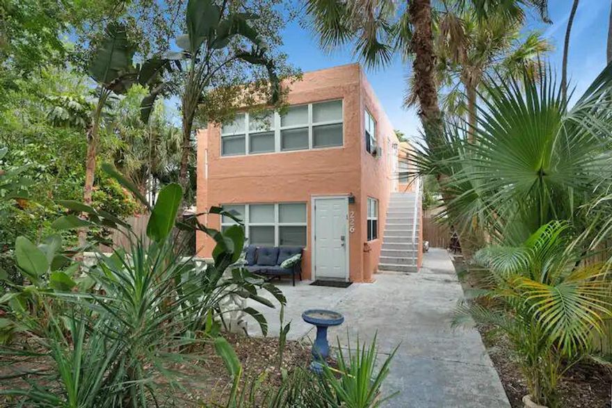 Presenting a prime investment opportunity in Lake Worth Beach: a turn-key quadplex just 1 mile from the beach and 2 blocks from the shopping and restaurants on Lake Avenue. Each of the four 1-bed, 1-bath units is fully equipped, featuring impact windows, tropical landscaping, and off-street parking for 4 vehicles. Enjoy a spacious patio area and $114K annual gross Airbnb revenue.