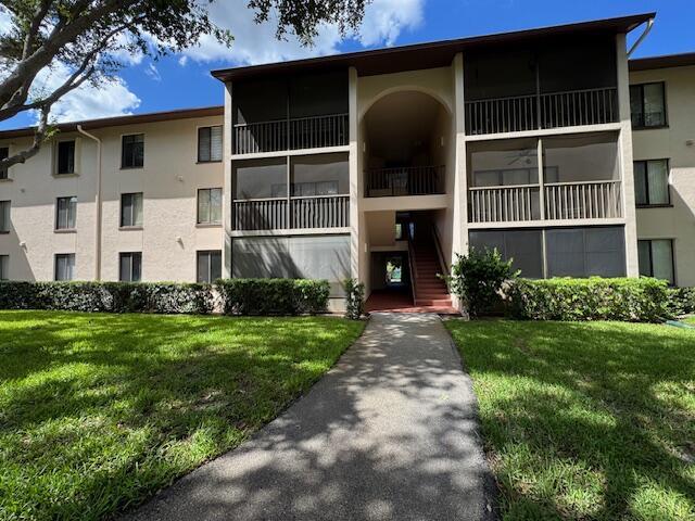 Welcome to this beautifully updated 2-bedroom, 2-bathroom unit in the well-maintained Charter Club community! This home features a renovated kitchen, updated bathrooms, freshly painted interior, and the convenience of an in-unit washer and dryer. Enjoy relaxing on your screened porch. The unit also includes a storage closet and one assigned parking space. The community offers a heated pool, Jacuzzi, and BBQ area. Conveniently located near shopping, dining, and major highways--this is a great opportunity in the heart of Greenacres!