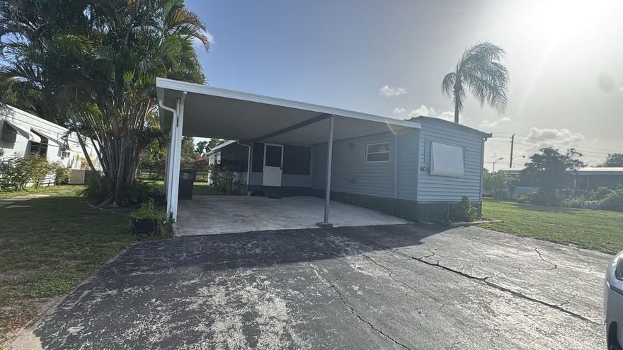 Gated Community, Clubhouse, pool & activities. Great location near I-95,VA Hospital, Beaches & Restaurants, & Shops. First, last & security required. Full background check including eviction check. One occupant must be 55+. Co-Op approval required. No smoking.