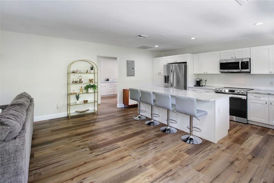 Prime Colee Hammock location just steps to Las Olas! This fully furnished, completely remodeled 1-bedroom plus office offers the ultimate Fort Lauderdale lifestyle. Situated on the second floor, the unit features a private balcony, stylish modern upgrades throughout, and a dedicated office space ideal for remote work. Washer and dryer in unit for added convenience. Enjoy living moments from top restaurants, boutiques, nightlife, and the beach while tucked into one of the city’s most desirable neighborhoods.