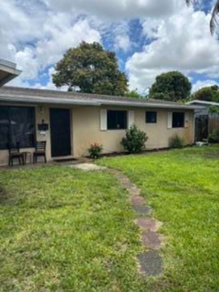 This 5-bedroom, 2-bath single-family home offers a spacious 1,761 sq ft floor plan with endless potential! This property features impact windows, a 5-year-old roof (replaced 2021), single car attached garage, and a large backyard perfect for entertaining, pets, or future improvements. With no HOA, you'll enjoy added flexibility and freedom. Ideal for homeowners or investors alike, this home presents strong rental and value-add potential in a desirable location close to the Turnpike and major shopping centers. Motivated seller — don't miss this opportunity! HVAC replaced in 2014, water heater in 2008, newer washer & dryer in separate laundry room. Tenant occupied with month to month lease.
