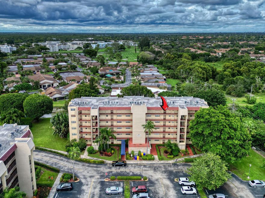 Enjoy stunning golf views from this beautifully maintained 2-bedroom, 2-bath condo on the 6th floor! Located in the vibrant 55+ community of Poinciana, this bright and spacious home features tile floors, walk-in closets, and an enclosed balcony perfect for relaxing year-round. Enjoy the convenience of an in-unit washer and dryer and complete accordion shutters for peace of mind.Resort-style amenities include a clubhouse, pool, fitness center, tennis courts, and on-site restaurant. Close to shopping, dining, and major highwaysa"this is South Florida living at its best!