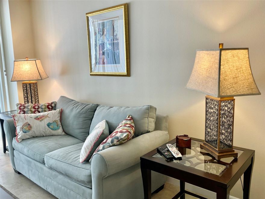 Enjoy your winter get away in this oceanfront 1 bedroom 1 bath condo available for seasonal rental. Updated kitchen and bath, contemporary furnishings, sleeper sofa in living room, tiled throughout. Ocean view from balcony, assigned garage parking, cable and internet included. Fabulous amenities in beachfront recreation center including 2 pools. 2 gyms, bar billiard room, bbq grills and picnic tables on the beach and so much more. Social activities throughout the season. Great location with an easy walk to shopping 4 star dining, tike bar, fishing pier and all that Pompano Beach has to offer. Minimum rental 3 months. Concrete restoration construction is ongoing and reflected in the price.