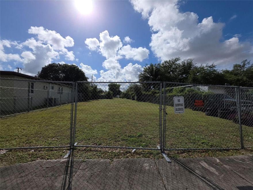 Excellent development opportunity in the heart of Miami! Vacant lot located at 1810 NW 84th street, ideal for residential or duplex development. Clean lot with no structure to remove — ready for your next project. Centrally located near major roads, schools, public transportation, and minutes from I-95. Perfect for builders, investors, or end-users looking to secure land in a rapidly developing area.