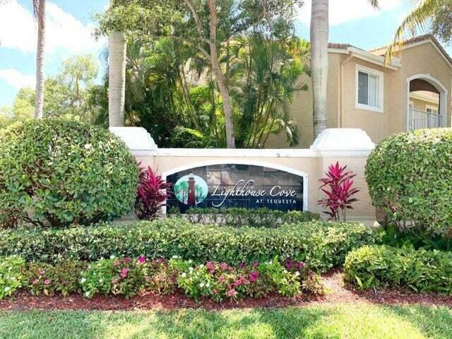Your Florida getaway is Available Now until May 2024. Minimum 3 months required. This spacious, furnished, 2-bedroom, 2 Bathroom Condominium is in the Heart of Tequesta. Located on the 3rd Floor with a private balcony, split floor plan, vaulted ceilings and washer and dryer in unit. Two DedicatedParking Spaces. The Lighthouse Cove Community offers Resort-Style amenities which includes a Clubhouse with FullFitness Center, Tennis/Picket Ball Court, Racket Ball Court, Private Recreational Room + Large Pool Area. Conveniently located Minutes to the Beach, Shopping, and dining.