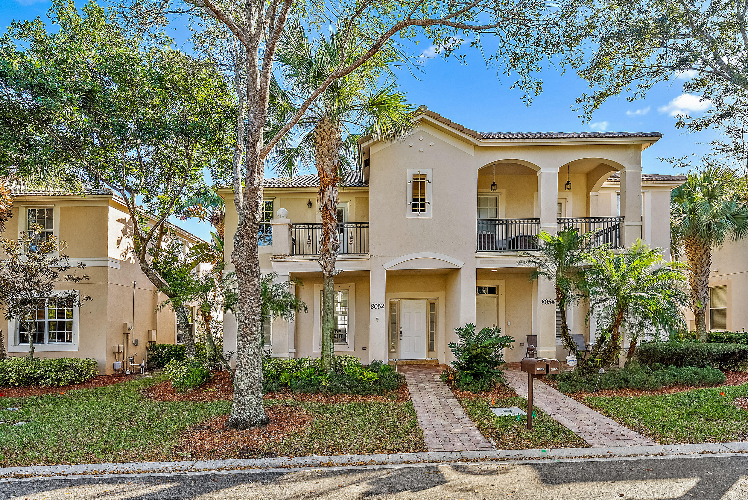 Welcome to this charming townhome in the gated community of Montecito. This property features 3 bedrooms, 2.1 baths & a two car garage with lots of upgrades. Lovely luxury vinyl flooring throughout, large eat-in kitchen with granite countertops. This is a palatial floor plan with a private fenced in patio; plenty of storage areas & quiet living. The master bedroom has a walk out balcony & high vaulted ceilings. A pet friendly community with open parking, community pool, spa and a newer playground! Located minutes from I95/turnpike, parks, shopping, restaurants and much more.