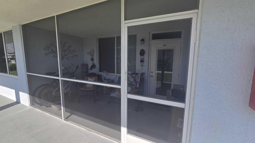 Beautiful 2 Bedroom, 2 bath, ground-floor condo with amazing views of the intracoastal from your screened
porch and kitchen window! Boater's paradise, dock spaces available right outside your door. Unit features tile and
laminate floors throughout. Upgraded master bathroom, and spacious living, dining, and kitchen areas. Dedicated
parking space right out side the unit. Lovely community pool . Florida living at it's finest.