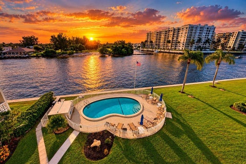 Tiny photo for 1111 N RIVERSIDE Drive #401, Pompano Beach, FL 33062 (MLS # B26087587)